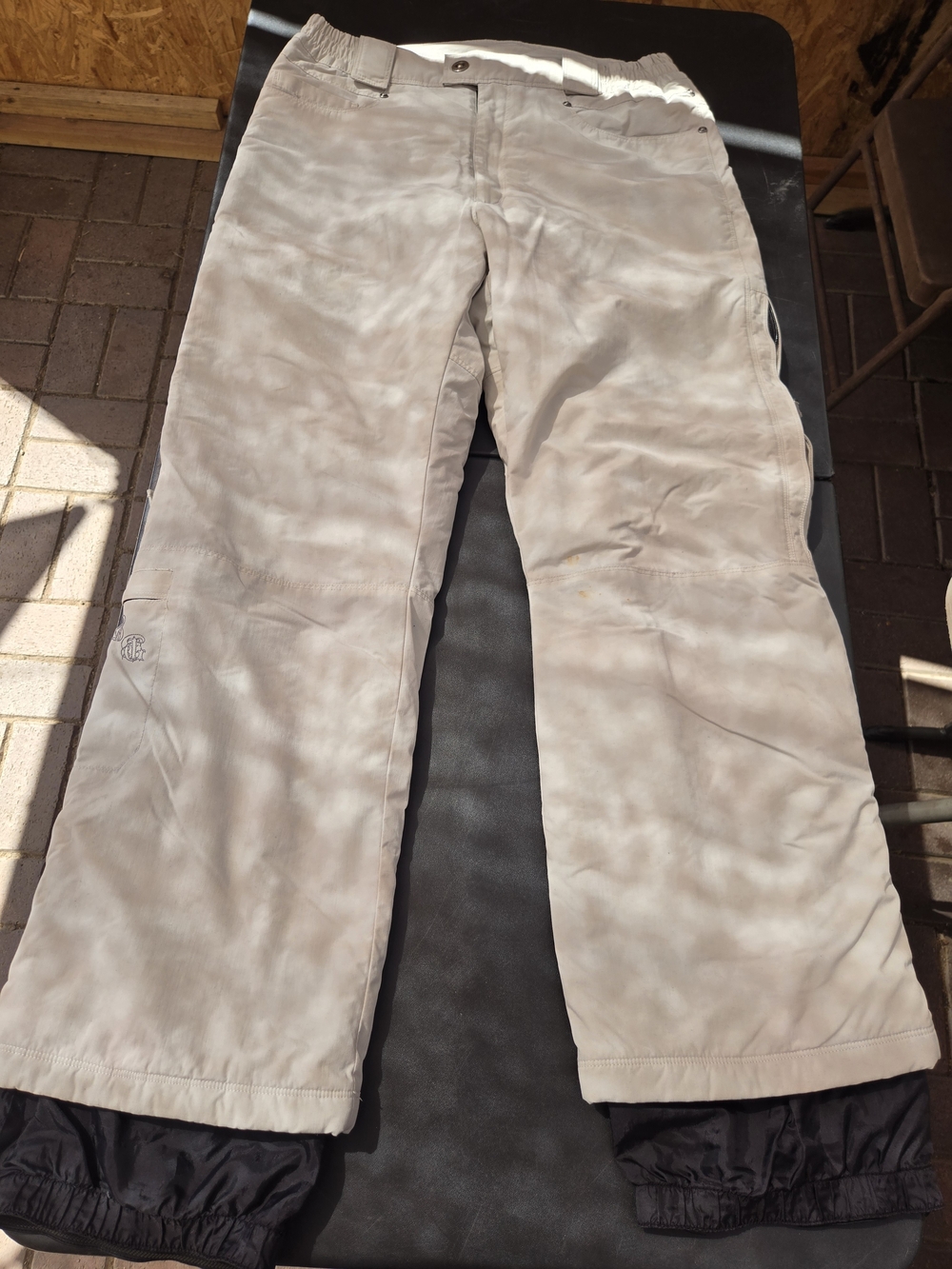 Body Glove Men's Light Beige Sweatpants with Inner Cuffs